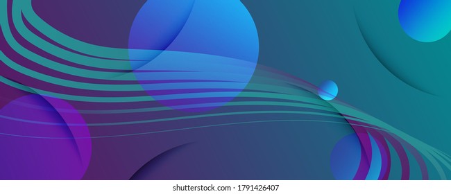 Fluido Gráfico. Textura de forma de flujo abstracto. Banner futurista de curva. Vibrante Revista Minimal. Líquido gráfico degradado. Rayas onduladas azules. 3d página de aterrizaje creativo. Fluido Gráfico.