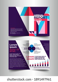 graphic flyer template vector design