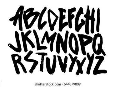 Grunge Handwritten Font Images, Stock Photos & Vectors | Shutterstock