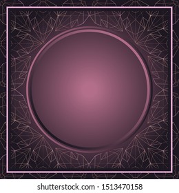 Graphic Geode Background Template in Amethyst
