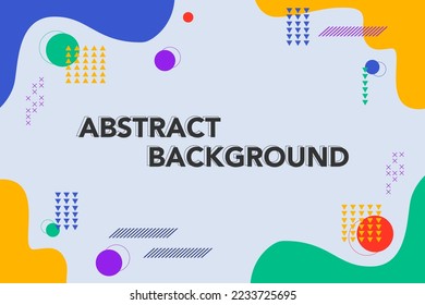 Diseño de fondo geométrico gráfico banner línea de elemento punto semitono formas vectoriales coloridas abstractas