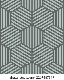 Graphic Geometric Bold Lines Seamless Pattern With Experimental Color Palette. Retro Style Design 60s 70s Repetitive Abstract Vector Background. Trendy Old Fashioned Textile Ornament. Vintage Art