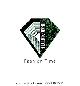 graphic geometric brush zigzag line design style slogan writing art pattern background texture abstract design