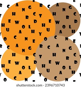 graphic  geometric color round writing font word pattern texture background abstract modern design print