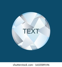 Graphic geometric gradient background with place for your text. logo.