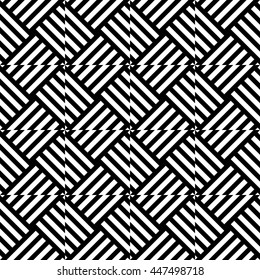 Graphic geometric pattern, black and white