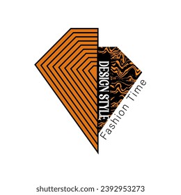 graphic geometric slogan design style diamond line pattern background texture abstract art design