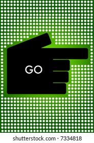 graphic go sign