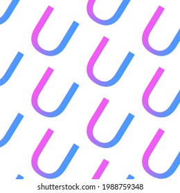 Graphic gradient alphabet pattern for your design and background