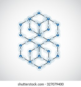graphic grid ice
