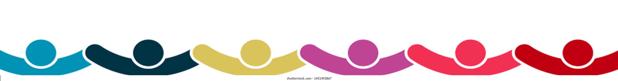 Graphic group connection,Teamwork People on white background