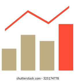 graphic of growth isolated