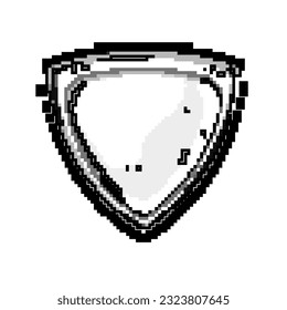 graphic guitar pick game pixel art retro vector. bit graphic guitar pick. old vintage illustration