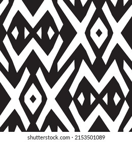 graphic half drop striking pattern