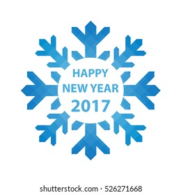 graphic happy new year 2017, vector