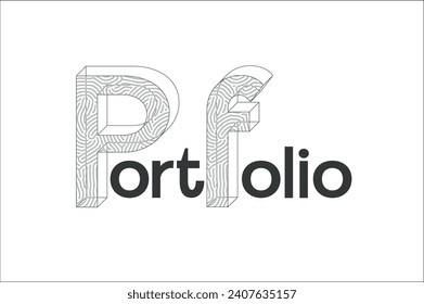 Graphic header für Ihr Portfolio