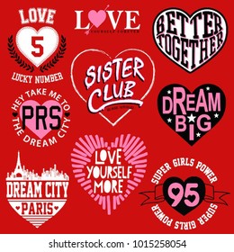 graphic with heart