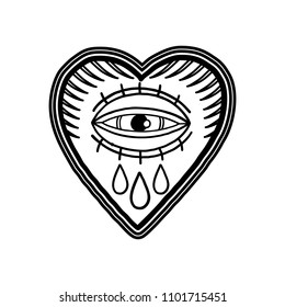 117 Heart with all seeing eye tattoo Images, Stock Photos & Vectors ...