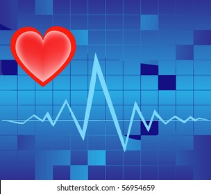 graphic of heart pulse