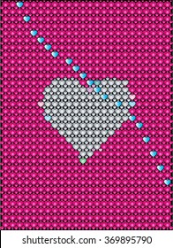 graphic hearts background