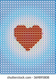 graphic hearts background