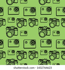 Graphic icon from the camera image icon - Vector