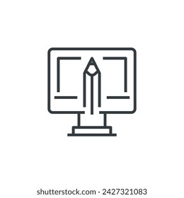 Graphic icon, Graphic Design vector illustration
