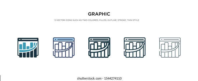 graphic icon in different style vector illustration. two colored and black graphic vector icons designed in filled, outline, line and stroke style can be used for web, mobile, ui