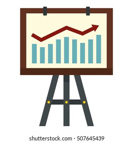Graphic icon. Flat illustration of graphic vector icon for web