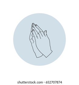graphic icon Praying hands