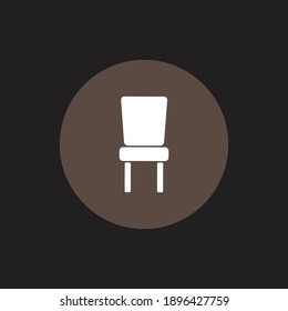 graphic icon seat chair badge vetor design 