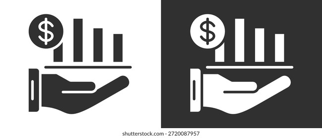Conjunto De Iconos Gráficos Colección De Vector Aislada En Blanco Y Negro