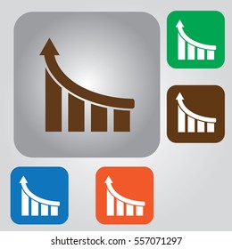 Graphic Icon Vector. Business Infographic icon. 