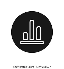 Grafiksymbol, Vektorgrafik. Diagramm-Zeichen