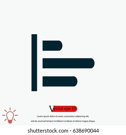 graphic icon vector, flat design best vector icon