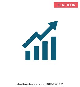 Graphic Icon Vector. Flat simple Blue pictogram on white background. Illustration symbol with shadow.
