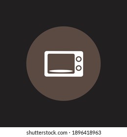 graphic icon vector oven microwave badge kitchen design