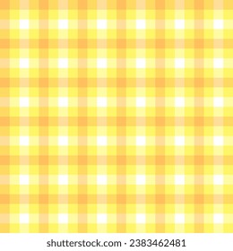graphic illustrated Checked plaid seamless pattern stripes yellow vector