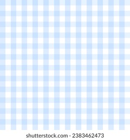 graphic illustrated Checked seamless pattern baby blue vector Arkivvektor