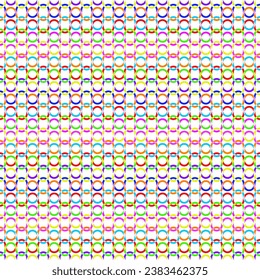 graphic illustrated Seamless pattern background serrated wave large colorful