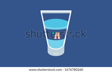 Graphic illustration about A portable hand sanitizer gel for prevent virus, hygienic, hygiene. Flat design