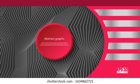 Graphic illustration with abstract background. Eps10 vector illustration.