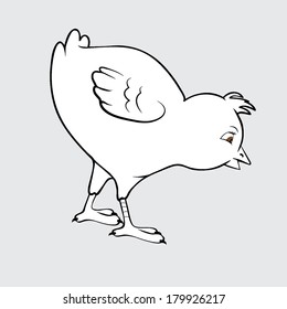 graphic illustration of chicken