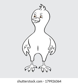 ilustración gráfica del pollo