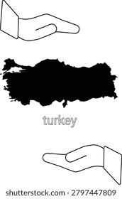 A graphic illustration featuring