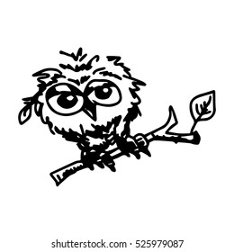 Graphic illustration -- funny owl