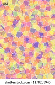Graphic illustration with geometric pattern. Abstract mosaic pattern. Eps10 Vector illustration.