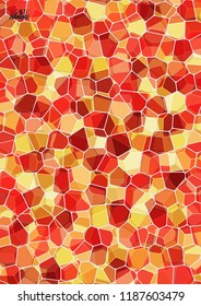 Graphic illustration with geometric pattern. Abstract mosaic pattern. Eps10 Vector illustration.