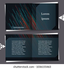 Graphic illustration with geometric pattern. Brochure template with abstract background. Eps10 Vector illustration