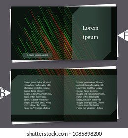 Graphic illustration with geometric pattern. Brochure template with abstract background. Eps10 Vector illustration